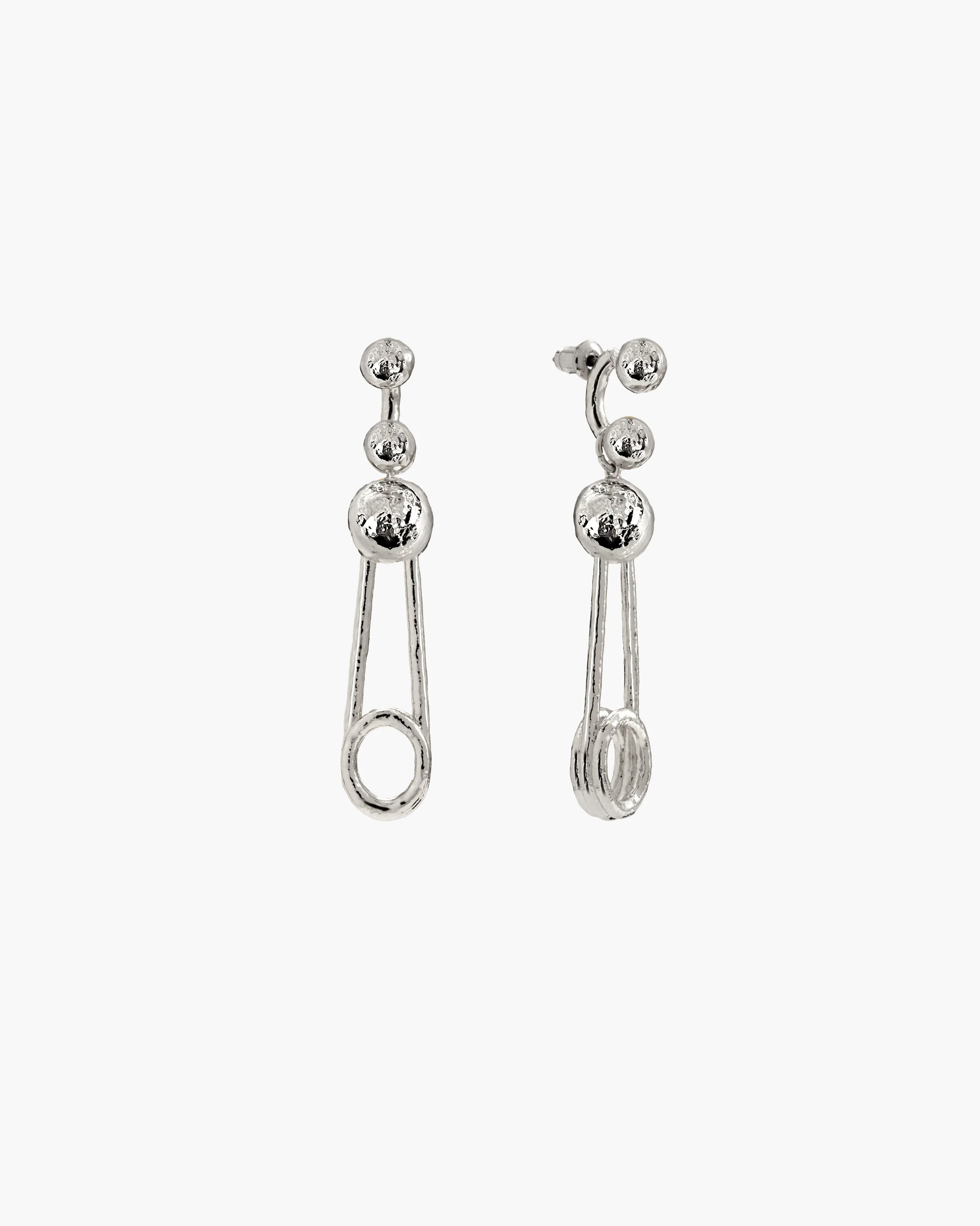 Trea Earrings in Silver - Image 3