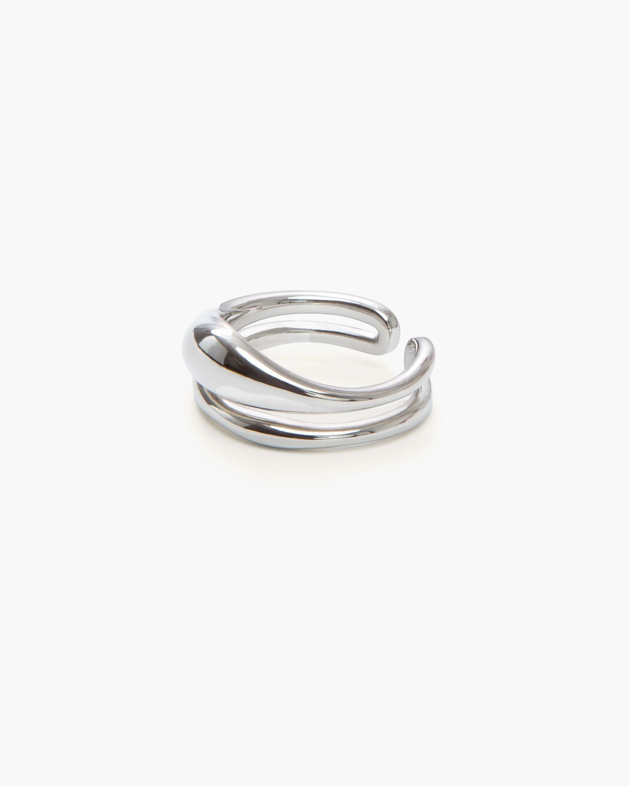 Twin Molten Ring in Gold - Image 5