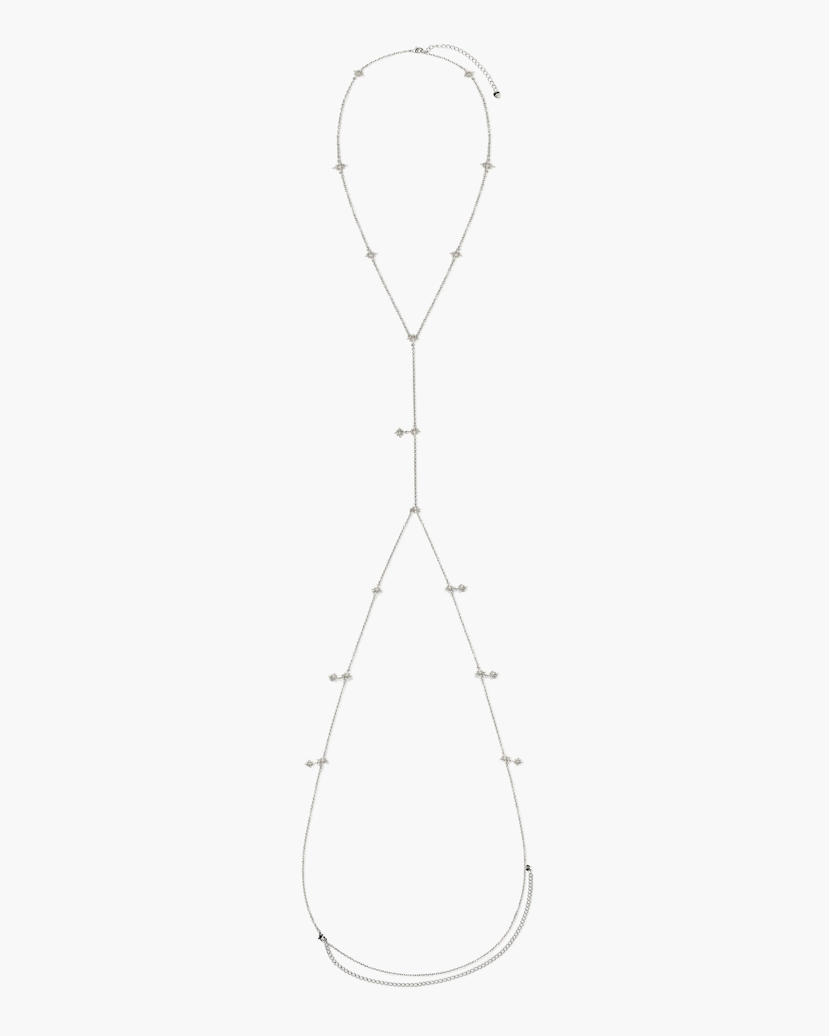 Twinkle Body Chain In Silver - Image 5