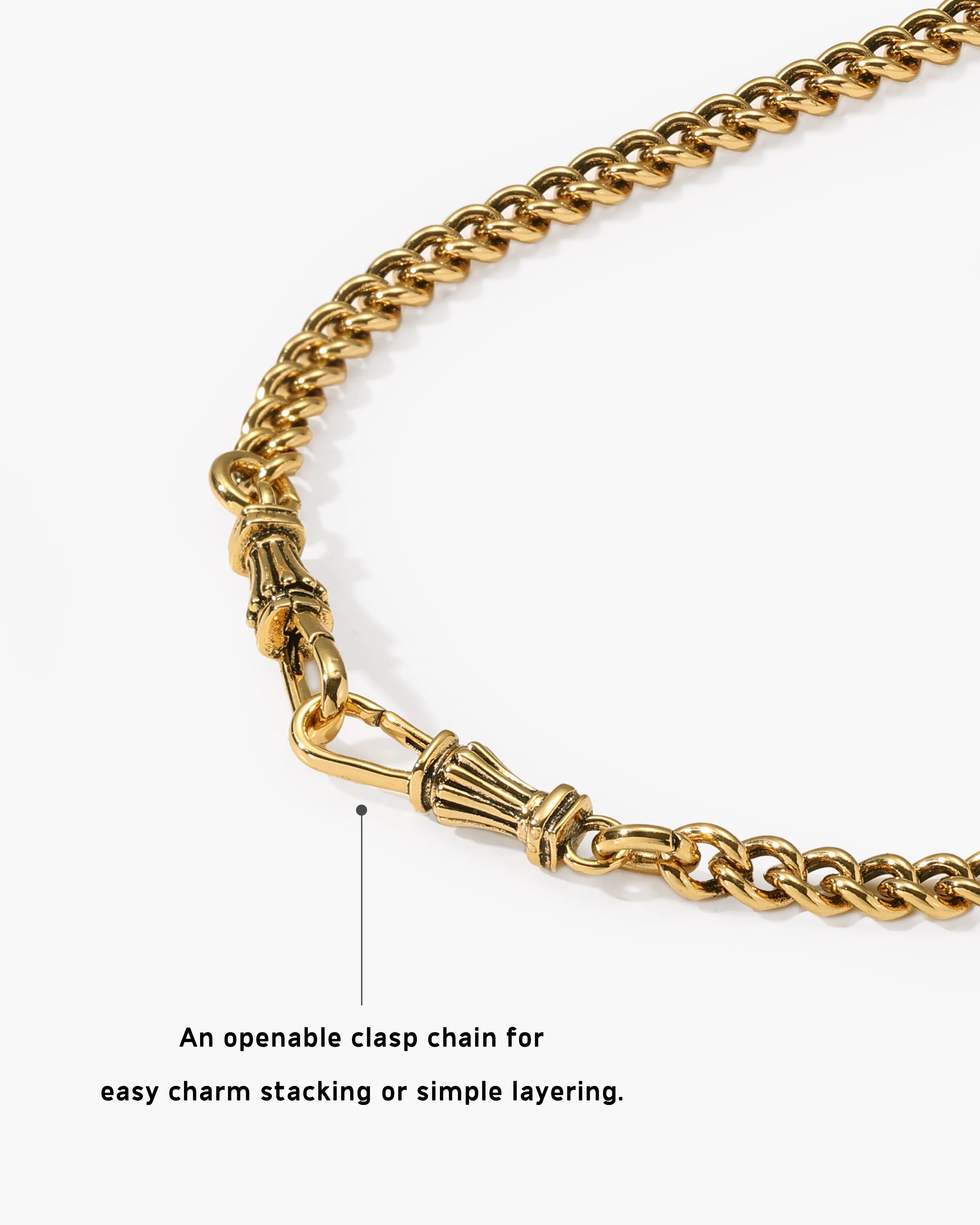 Watch Clasp Chain Necklace - Image 3