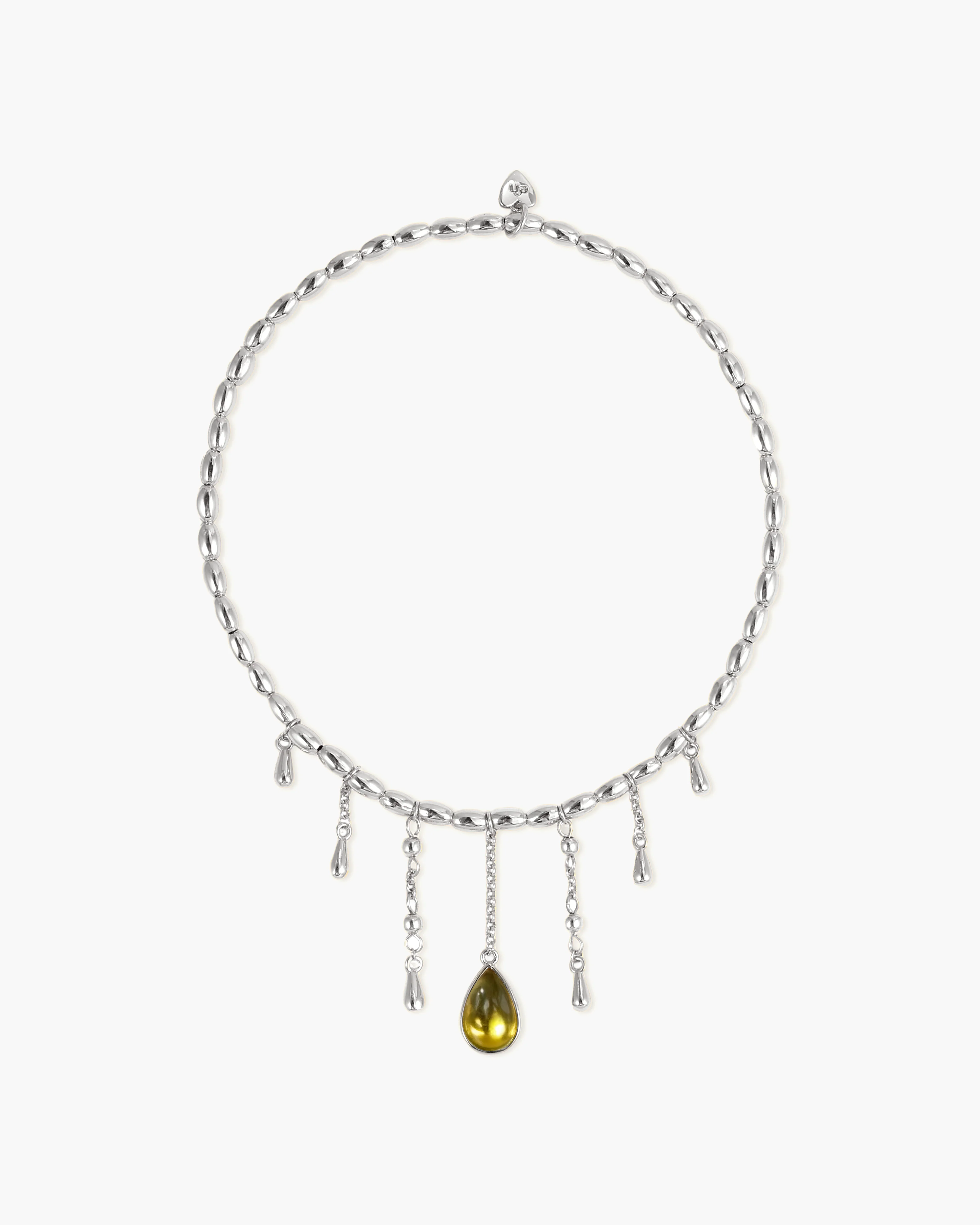 Waterdrop Anklet in Silver - Image 4