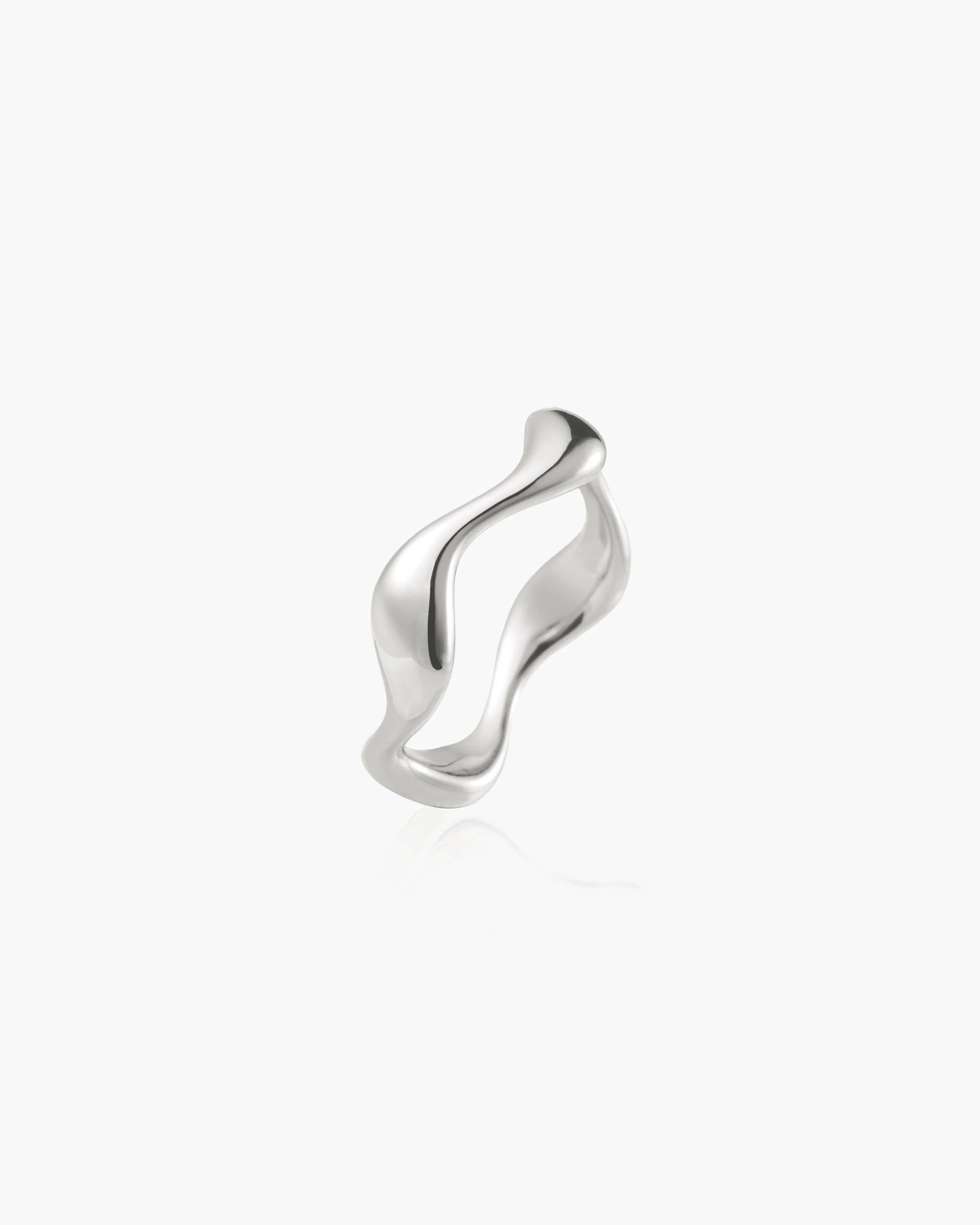 Wave Ring in Silver - Image 3