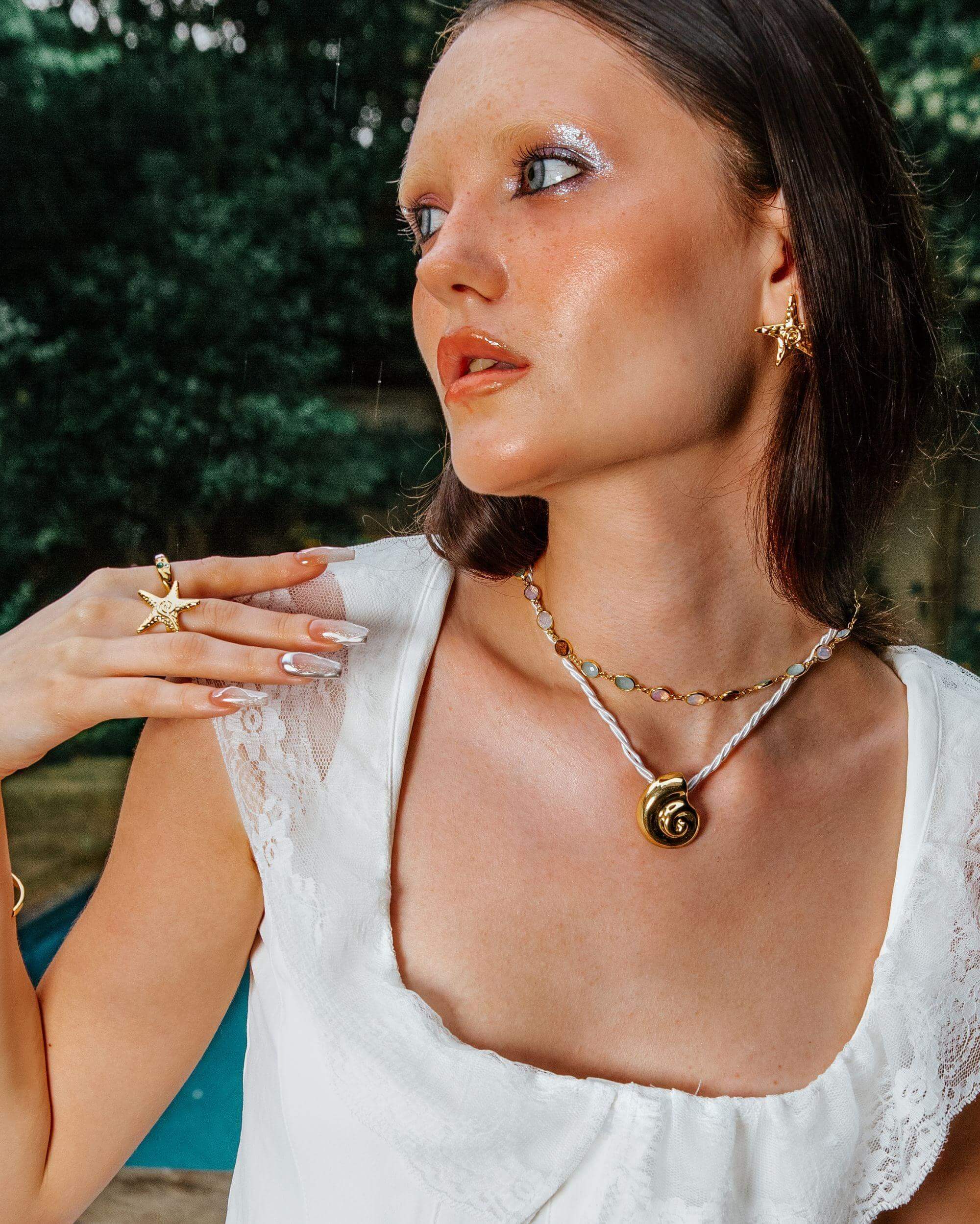Whimsical Romance Stone Necklace - Image 2