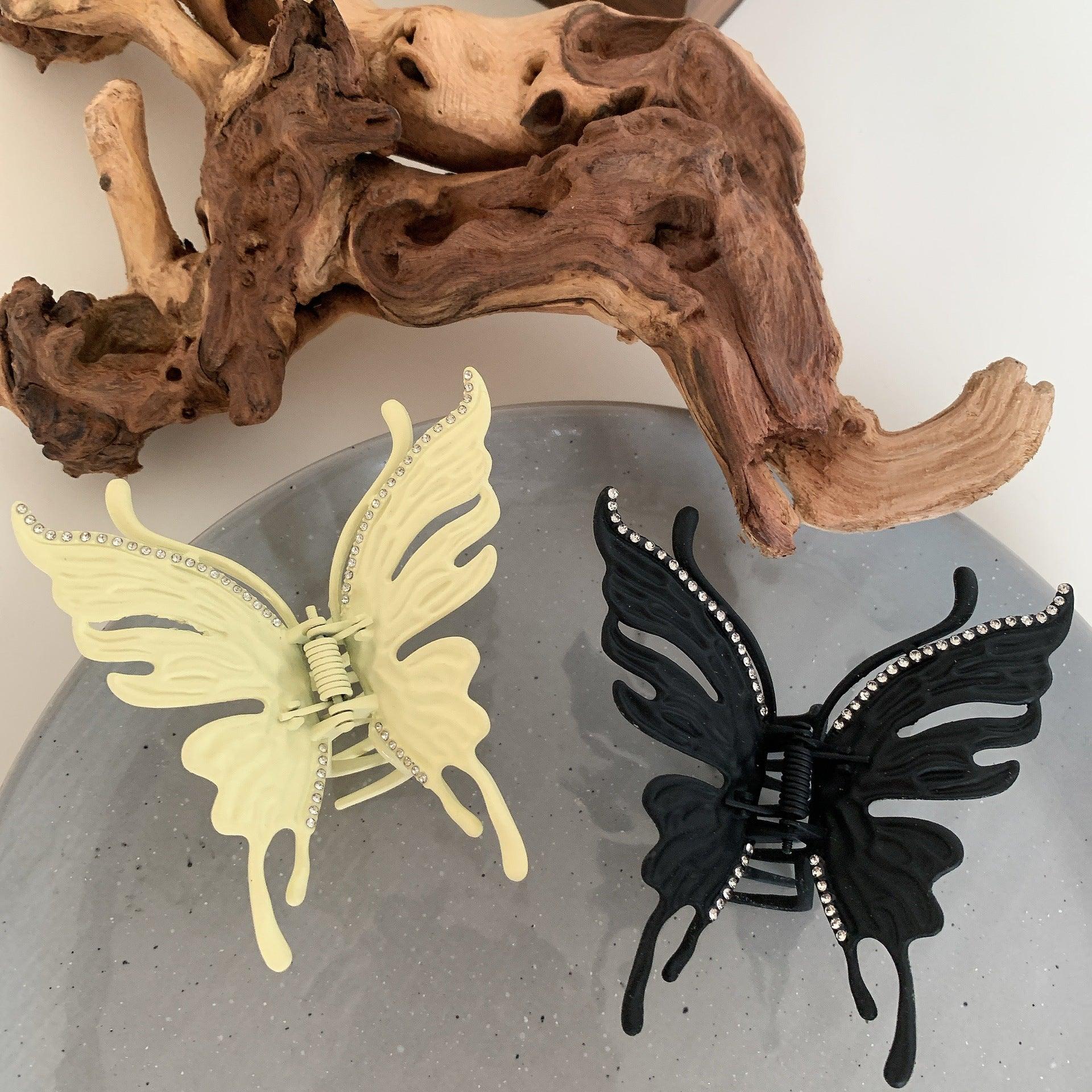 White Butterfly Hair Claw - Image 3